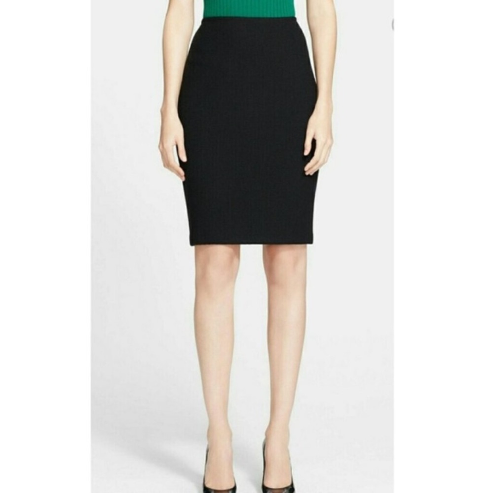 ST JOHN BASICS skirt, black, 8‎